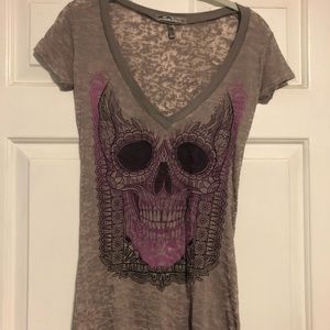 Vintage Skeleton face shirt